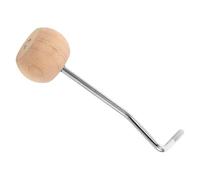 TOYZFRIENDY Marteau de Pédale de Grosse Caisse en Bois Tige Courbée, Accessoire pour Batterie, Compatible Percussion, Remplacement Batte de Grosse Caisse pour Pratique Musicale