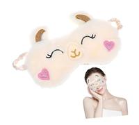 TOYZFRIENDY Masque de Sommeil Occultant Peluche Chameau Confortable et Doux Cache-yeux pour Femme et Fille Lumière pour Sommeil Réparateur