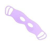 TOYZFRIENDY Masque Yeux En Silicone Violet Suspendu Double Face, Masque Oculaire De Massage Pratique, Antiglisse, Adapté à La Relaxation Soin Du Contour Des Yeux, Porté Fixation Oreille