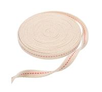 TOYZFRIENDY Mèche à Pétrole Plate en Coton 2 CM de Large Rouleau de 6 Mètres Mèche de Rechange pour Lampe à Huile Vintage Accessoire pour Lanterne Rétro Absorption D’Huile Optimale