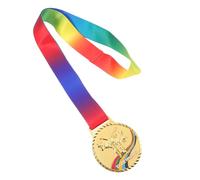 TOYZFRIENDY Médaille D’Or en Métal Taekwondo 7 Cm avec Ruban Coloré, Trophée Solide pour Tournoi D’Arts Martiaux, Prix du Championnat de Sport de Combat, Récompense Officielle du Vainqueur