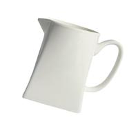 TOYZFRIENDY Mini Pot à Lait Porcelaine Crémier Céramique Blanc Épuré pour Café Thé et Sauces Design Minimaliste et Élégant pour Usage Polyvalent