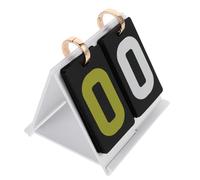 TOYZFRIENDY Mini Tableau de Score de Table Portable Acrylique Blanc Scoreur Compact pour Jeux Intérieur Football Volley-Ball Tennis et Jeux de Cartes