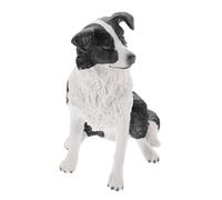 TOYZFRIENDY Modèle de Chien Border Collie Résine Stable Décoration Réaliste et Détaillée pour Intérieur Éducatif pour Garçon Fille Cadeau Original pour Amateurs Danimaux