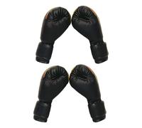 TOYZFRIENDY Moufles de Boxe pour Garçon et Filles 6Oz en PU Cuir avec Doublure Écologique 2 Paires de Moufles de Frappe pour Entraînement Sparring MMA et Karaté Protection Mains Juniors