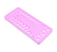 TOYZFRIENDY Moule à Lèvres 50 Trous 5g Pp Plastique Violet Plateau De Remplissage Avec Spatule Pour Bricolage Cosmétiques Fait Maison