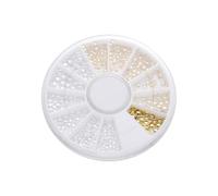 TOYZFRIENDY Nail Art Décor Alliage Compartiments Multi Formes Rivets Métalliques DIY Accessoires Manucure pour Femmes et Filles