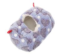 TOYZFRIENDY Nid Douillet pour Hamster Peluche Confortable Maisonnette Robuste pour Petits Animaux Cachette Sécurisée pour Hamsters Rats et Cochons Abri Chaud et Douillet Hiver