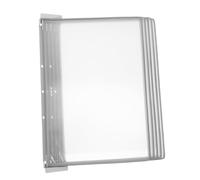 TOYZFRIENDY Organisateur Mural pour Documents Pages Support de Fichiers Pivotant PVC et Rack de Rangement Vertical Pratique pour Bureau Design Moderne et Gain de Place