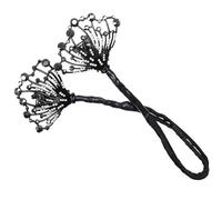 TOYZFRIENDY Outil Coiffure Chignon Noir pour Filles et Adolescentes Accessoire Bun Maker Facile à Utiliser Formateur de Beignets Cheveux Élégant et Pratique