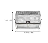 TOYZFRIENDY Panier à Rôtir Acier Inoxydable pour Four Ustensile Pratique De Cuisson Panier à Frites pour Grillade