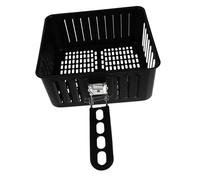 TOYZFRIENDY Panier de Cuisson Carré Résistant Chaleur et Au Froid pour Friteuse sans Huile Accessoire de Cuisine Léger avec Poignée Ergonomique Compatible pour Grillage et Friture Familiale