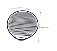 TOYZFRIENDY Panneau Réflecteur Pliable 60 CM à Rayures pour Détection de Bosses Automobiles Écran de Détection de Bosses Portable Outil de Réparation Carrosserie Léger et Compact