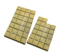 TOYZFRIENDY Pastilles de Culture Hydroponique D'intérieur pour Semis, Cubes de Substrat Hors-Sol 25x25x40 Mm, 100 Unités, Rétention d'eau Élevée, Perméabilité Optimale, Jardin et Balcon