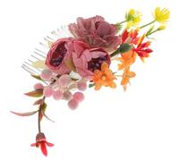 TOYZFRIENDY Peigne à Cheveux Fleuri pour Mariage, Accessoire de Coiffure Bohème Fleurs Artificielles, Taille Moyenne, Couleur Aléatoire, pour Mariée, Demoiselles D'honneur Couleur Aléatoire