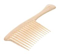 TOYZFRIENDY Peigne à Dents Larges Démêlant Grosse Taille Plastique Non Coupant Cheveux Épais Femmes Cheveux Bouclés Usage Quotidien Soin Capillaire