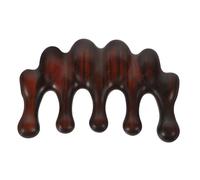 TOYZFRIENDY Peigne de Massage Bois à Dents Larges Peigne de Soin Du Chevelu Masseur de Crâne Unisexe pour Circulation Sanguine et Élimination des Pellicules pour Cheveux Brillants