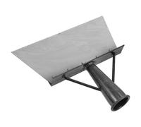 TOYZFRIENDY Pelle Multifonction en Métal Petite Taille, Grattoir à Glace et Pelle Volaille, Outil de Nettoyage Jardin Pratique, Compatible Manche, pour Désherbage et Entretien Extérieur