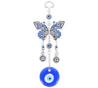 TOYZFRIENDY Pendentif Œil Bleu en Alliage de Zinc Décoration Murale Suspendue Turque Ornement Mauvais Œil Léger et Compact pour Maison Bureau et Chambre Accessoire de Protection