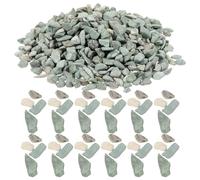 TOYZFRIENDY Pierres Naturelles pour Aquarium et Mini-Jardin, Décor de Diorama en Roche Gris Clair 2-4 Mm, Sachet 60 G pour Micro-Paysage, Table de Sable et Décor Miniature