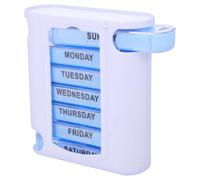 TOYZFRIENDY Pilulier Semaine Compact Jours par Jour Plastique Organisateur de Pilules de Voyage Pratique pour et Compléments