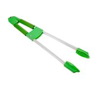 TOYZFRIENDY Pince à Déchets Renforcée Tête Antidérapante, Manches Courts Verts en Coton Double Tube, Outil Ramasse-déchets Pratique pour Personnes Âgées et Usage Domestique, Nettoyage