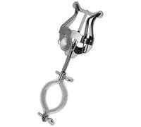 TOYZFRIENDY Pince à Partitions pour Clarinette Lyre Réglable Alliage Maintien Sécurisé des Portable et Légère pour Fanfares et Débutants