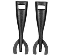 TOYZFRIENDY Pinces à Steak Multifonction En Fer Robuste Pour Plaques De Cuisson En Fonte, Poignée Antidérapante Ergonomique, Lot De 2, Outil Cuisine Pour Poêle à Fajitas, Cuisson Grill Et Barbecue