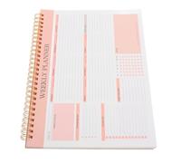 TOYZFRIENDY Planificateur Hebdomadaire Non Daté Carnet Spirale Agenda Espace Écriture pour Organisation Tâches Bureau et Maison