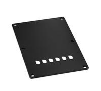 TOYZFRIENDY Plaque Arrière Guitare Électrique Noire Protège-pickguard Robuste Couverture Tremolo Simple Remplacement Pratique et Installation Facile
