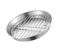 TOYZFRIENDY Plaque de Cuisson Inox Refroidissement Plaque Four Drainante pour Cuisson Compacte et Facile à Transporter pour Maison et Pâtisserie