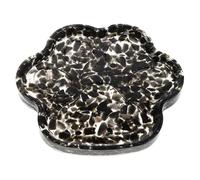 TOYZFRIENDY Plateau Décoratif en Résine Forme Patte de Chat Noir Obsidienne Bol Organiseur de Cristaux de Guérison et Pierres Précieuses Vide-Poches pour Bijoux et Accessoires Décoration