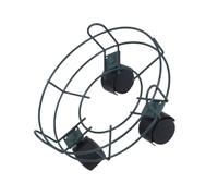 TOYZFRIENDY Plateau Mobile Métal pour Pots De Fleurs Support De Rangement avec roulettes s Vert Olive