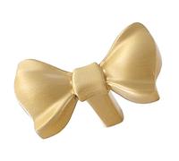 TOYZFRIENDY Poignée de Tiroir en Laiton Massif Doré, Forme Nœud, Bouton Décoratif pour Commode Chambre D’garçon et Filles, Design Bohème Vintage, Quincaillerie Meuble Élégante, Lot 1 Pièce