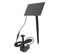 TOYZFRIENDY Pompe à Eau Solaire Carrée 1,5w pour Fontaine Extérieure Jardin Système D'énergie Solaire sans Câble Pompe Robuste Haute Performance Débit Réglable pour Bassin Et Décoration De Jardin