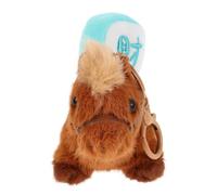 TOYZFRIENDY Porte-clés Cheval en Peluche 2026 Léger et Solide Ependentif Ornement Feng Shui du Nouvel An Chinois Décoration Animale Zodiaque pour Téléphone et Paquet Charme du Festival