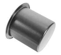 TOYZFRIENDY Porte-gobelet Encastrable pour Canapé en Acier Inoxydable Brossé Noir, Support de Boisson Multifonction pour Table, Fauteuil Inclinable et Console Centrale, Accessoire Robuste