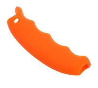 TOYZFRIENDY Porte Sacs Courses Silicone Multifonctionnel Orange Poignée Antidérapante Ergonomique pour Sac Épicerie Réduit la Douleur Main et Transport des Charges Lourdes