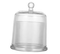 TOYZFRIENDY Pot à Bonbons Verre avec Couvercle Transparent Boîte à Beurre Mini Support Bougie Décoratif Hermétique pour Maison et Aromathérapie