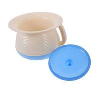 TOYZFRIENDY Pot de Chambre Plastique Unisexe avec Couvercle Urinoir Réutilisable Stable et Bassin pour Adultes Personnes Âgées et Femmes Enceintes