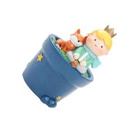 TOYZFRIENDY Pot De Fleurs Résine Petit Prince pour Décoration Intérieure Et Extérieure, Jardinière Compacte Motif Cartoon, Ornement Original pour Bureau Et Maison, Design Solide Et Léger, Présent