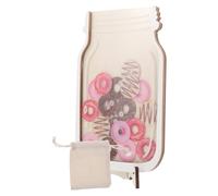 TOYZFRIENDY Pot de Récompense Garçon Fille Bois Donut pour Comportement Positif Tableau Récompense Réutilisable pour Filles et Garçons Outil Auto-discipline et Motivation Maison École