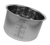 TOYZFRIENDY Pot Intérieur De Cuiseur à Riz 4l en Acier Inoxydable 304 Épais Revêtement Antiadhésif, Remplacement pour Cuiseur à Riz Portable, Cuisson Multi-usages Cuisine