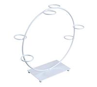 TOYZFRIENDY Présentoir à Cônes de Crème Glacée Blanc Emplacements Support Décoratif pour Desserts et Gâteaux Base Plate Stable pour Buffet et Réceptions