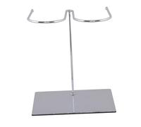 TOYZFRIENDY Présentoir Acier Inoxydable Résistant Support Spécial pour Magasins et Vitrines Design Élégant et Argenté