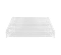 TOYZFRIENDY Présentoir Transparent pour Vernis à Ongles 5 Niveaux 31x21,2x13,5 Cm en Acrylique Boucle Amovible, Organisateur de Maquillage Compact pour Coiffeuse et Rangement de Salon