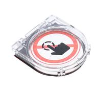 TOYZFRIENDY Protection Bouton Marche Ordinateur Transparent Cache Interrupteur Antidérapant pour Pc Garde Bouton Résistant à Lusure Protection Sécurité Touche Accidentelle pour Machine à Laver