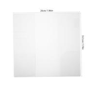 TOYZFRIENDY Protection PVC Transparente pour Rigide Housse Adaptée Hoboweeks Planner Manche Antidérapante et Résistante pour Cahiers Carnets et Journaux