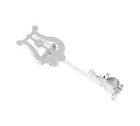 TOYZFRIENDY Pupitre de Musique pour Piccolo avec Pince Réglable Support Portable pour Partitions Accessoire Lyre Clarinette et Piccolo Porte-partition Sécurisé et Ajustable