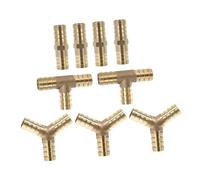 TOYZFRIENDY Raccords Cuivre pour Tuyauterie Gaz Connecteurs Droits Raccords Droits et Y pour Installation Plomberie DIY